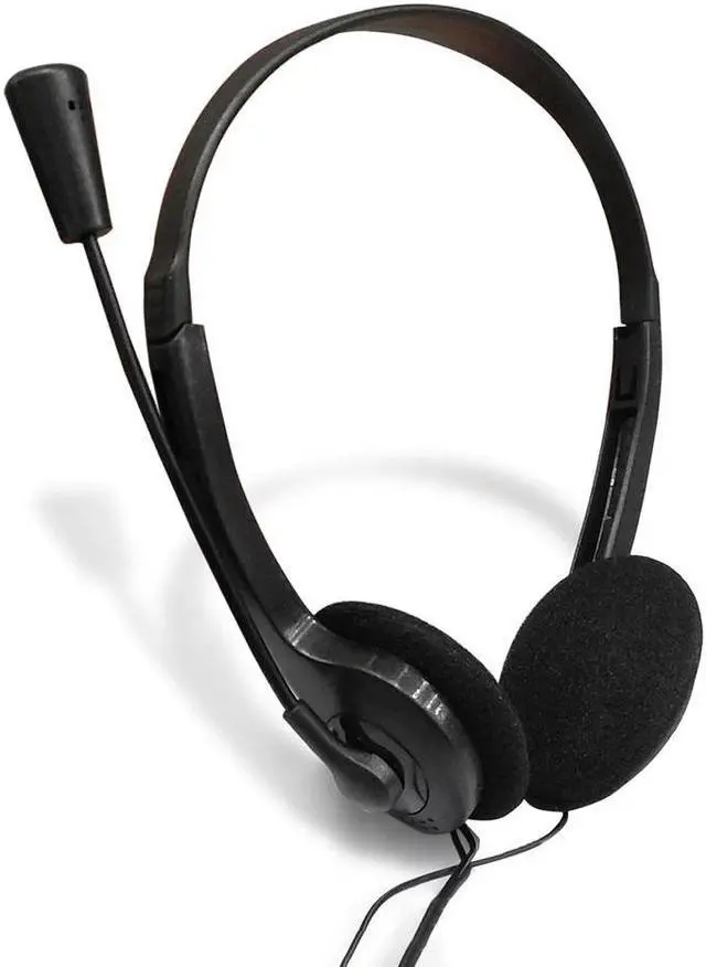 Alt view image 4 of 5 - 3.5mm Wired Over-Ear Headphone Stereo Headset with Microphone for PC Laptop with Mic computer Accessory