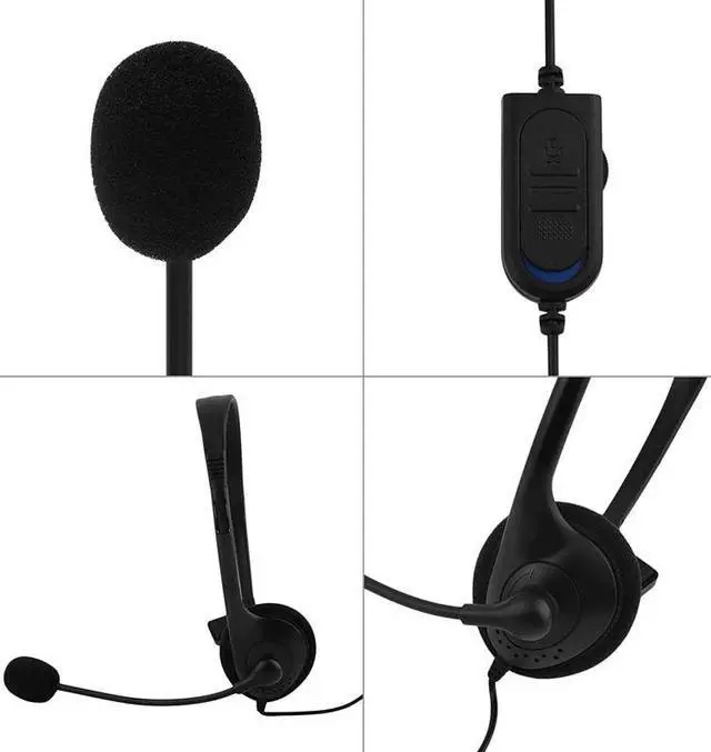 Alt view image 3 of 5 - 1 Pcs 3.5mm Earphone One Ear Gamer Headset Wired Earphone Headphones Gaming Headset With Microphone Noise Cancelling For PS4