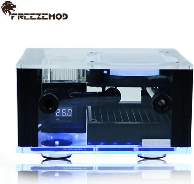 Main image of Notebook Water Cooler Kit External Water Cooling Integrated Laptop Kit MOD RGB Temperature LCD Mini Watercooling set