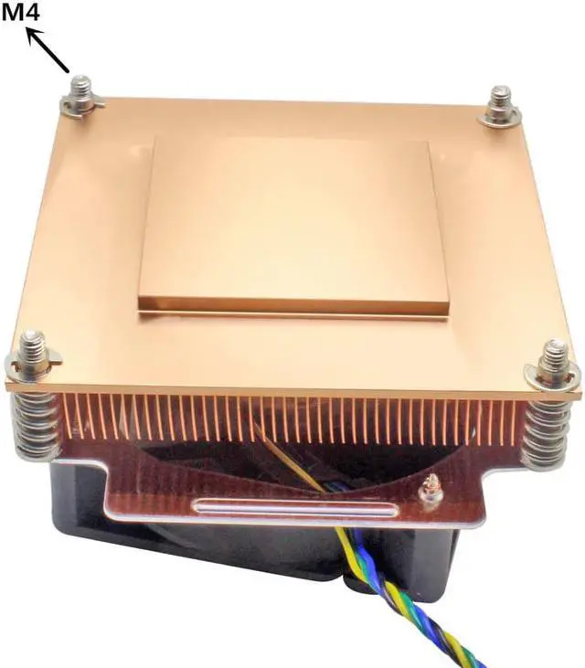 Alt view image 5 of 5 - 2U server CPU COOLER copper heatsink cooling fan for intel Xeon LGA 2011 2066 Industrial Personal Computer Active cooling