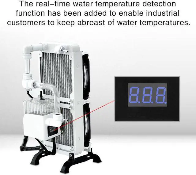 Alt view image 3 of 5 - PC Water Cooling Kit Liquid Computer Cooling Set G1/4 Thread 200L/H Integrated Water Pump Computer Water Cooling System