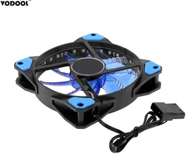 Alt view image 5 of 5 - 120x120x25mm LED Lights PC Cooling Cooler Fan 12V Luminous 3Pin/4Pin Computer Case Heatsink Radiator Cooling Systems Fans