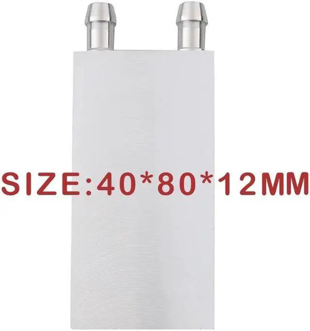 Alt view image 2 of 5 - 40x40x12mm Aluminum Water Liquid Cooler Block Heatsink For Computer CPU Radiator Aluminum Water Cooling Block Heat Sink System