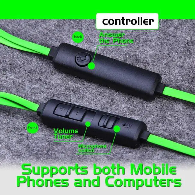 Alt view image 4 of 5 - Gaming Headset With Microphone In Ear Stereo Bass Noise Cancelling Earphone With Mic For Phone Computer Notebook PC G30