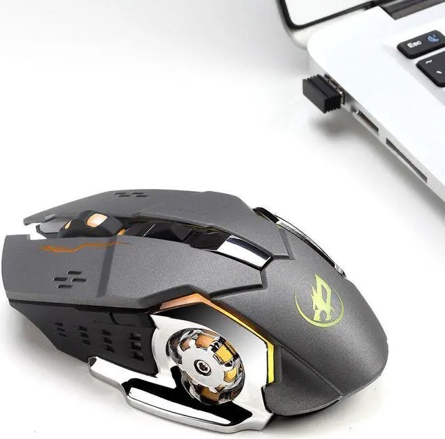 Main image of Q8 Charging Wireless Gaming Mouse with 6 Buttons  USB Receiver Backlight Gaming Mouse Gamer Laptop Computer Mouse
