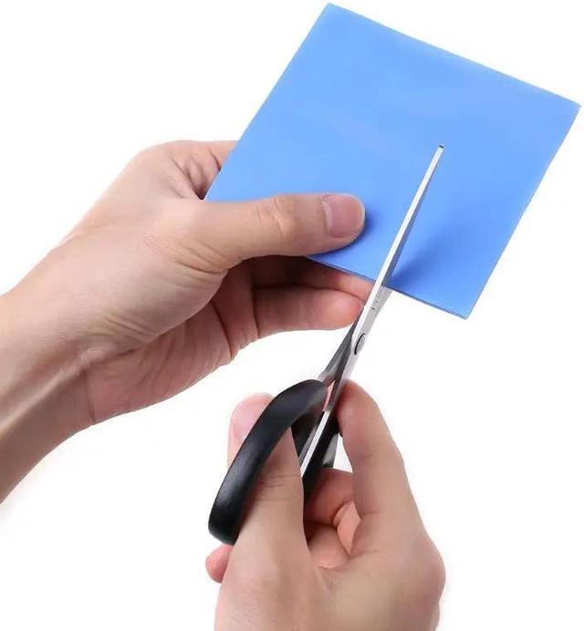 Alt view image 2 of 5 - 1Sheet 100mmx100mmx3mm Thermal Conductivity CPU Heatsink Cooling Conductive Silicone Pad Thermal Pads for PC Computer