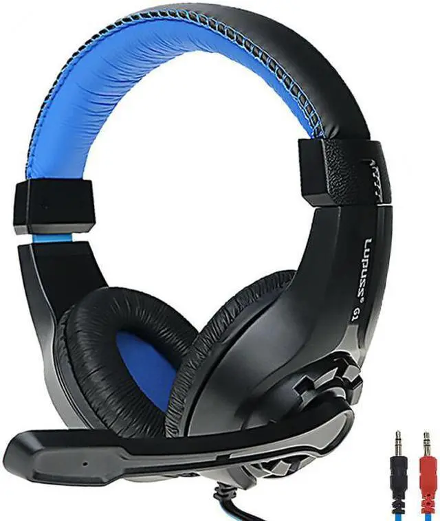 Alt view image 2 of 5 - 3.5mm Wired Headphone Gaming Headphone Portable Stereo Noise-canceling Headset With Microphone For Laptop Computer PC