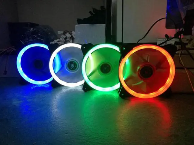 Alt view image 5 of 5 - 120mm 120x120x25mm 12V DC Brushless PC Computer Case Cooling Fan 1200PRM pc Cooling Fan Drop shipping