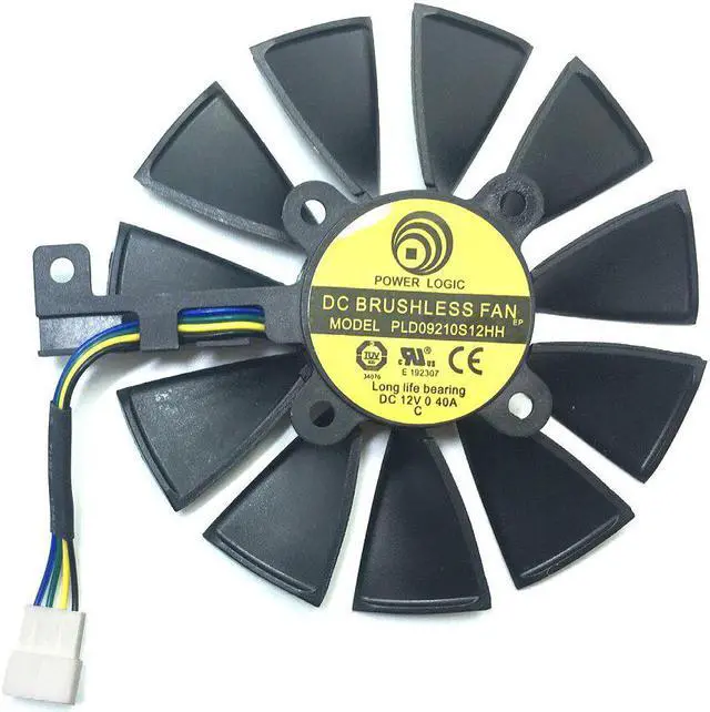 Alt view image 5 of 5 - 87MM PLD09210S12M PLD09210S12HH PC Cooling Fan Replace For ASUS STRIX GTX 1060 GTX1070 1070Ti 1080Ti Gaming video card fan