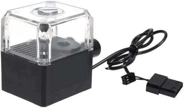 Alt view image 3 of 5 - 130ml Water Tank SC-450 300L/h G1/4 Thread 12V DC 1.2A Silent Computer Water Cooling Circulating Pump for PC Water Cooling