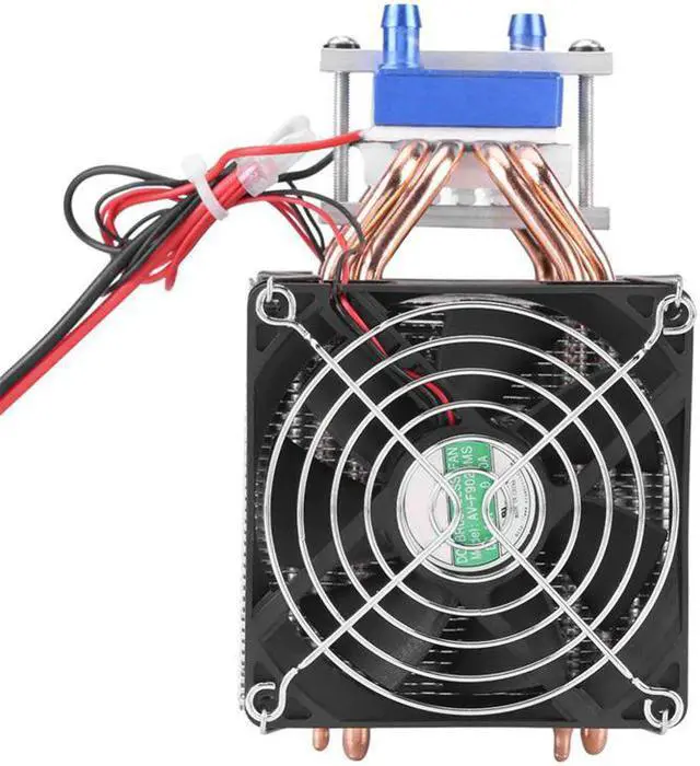 Alt view image 2 of 5 - 1 PC Thermoelectric Cooler Semiconductor Refrigeration Peltier Cooler Air Cooling Radiator Water Chiller Cooling System Device