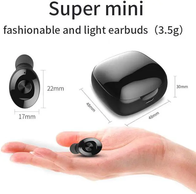 Alt view image 4 of 5 - TWS Bluetooth 5.0 Earphone Wireless Earbuds Stereo HIFI Sound Sport Earphones Handsfree Gaming Headsets with Mic For Phones