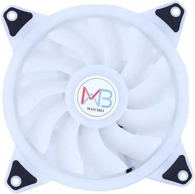 Alt view image 2 of 5 - 120mm RGB Case Fan Cooler Computer Cooling Case Fans 3PIN D-Type 4PIN Colorful LED Lamp Fan cooler Radiator Heatsink Auto RGB