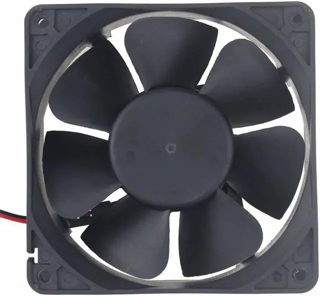 Alt view image 4 of 5 - 1Pieces  DC 12V 2Pin 12038 120mm 120x120x38mm 12cm Machine Case Cooler Heatsink Fan