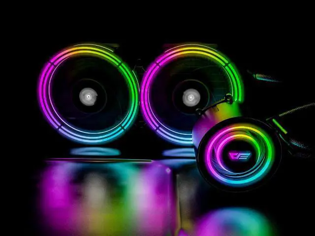 Alt view image 5 of 5 - TR240 pc case water cooling computer fan CPU integrated water cooling Cooler For LGA 775/115x/AM2/AM3/AM4 AMD