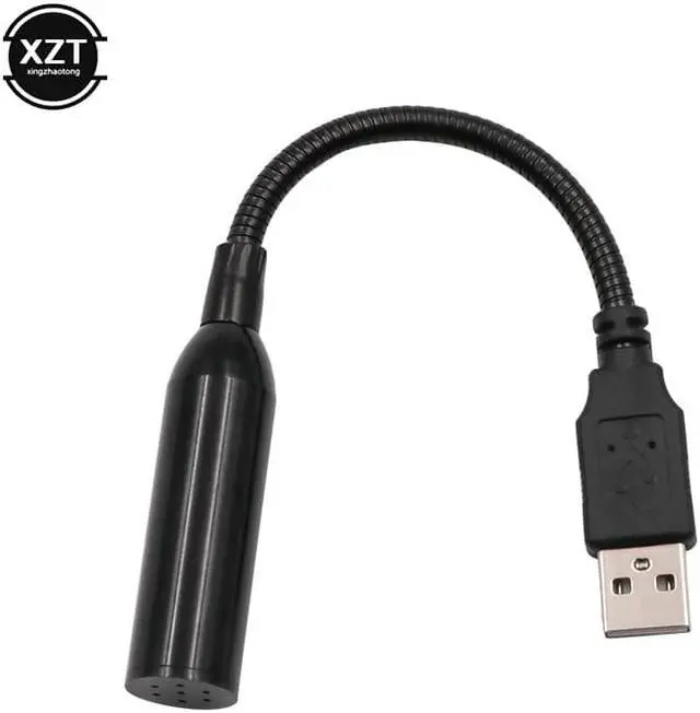 Alt view image 4 of 5 - 1PCS Portable Mini Mic Stereo Adjustable USB 2.0 chatting sound recording Microphone for PC Computer Linux