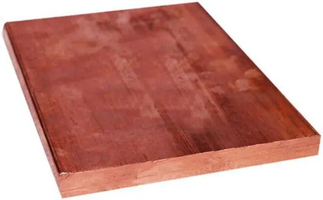 Alt view image 2 of 5 - 40*40*1mm/3mm/5mm Computer PC laptop red Copper heatsink Heat conduction cooler cooling plate block,Can customized size