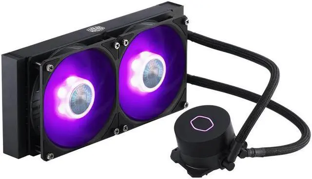 Alt view image 3 of 5 - ML240L V2 RGB CPU Water Liquid Cooling 120mm SickleFlow RGB fan CPU Cooler Computer radiator For i9 2066/115x/AM4