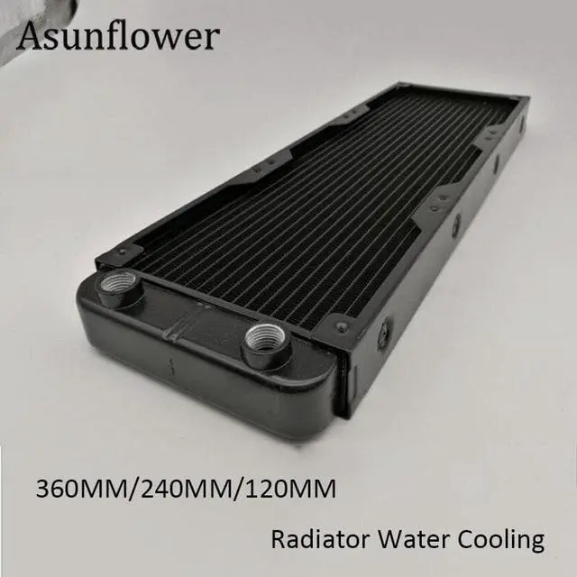 Alt view image 2 of 5 - Radiator Water Cooling 240 360 120MM Liquid Heat Exchanger Computer Water Cooler Heat Sink For CPU Radiator Cooling