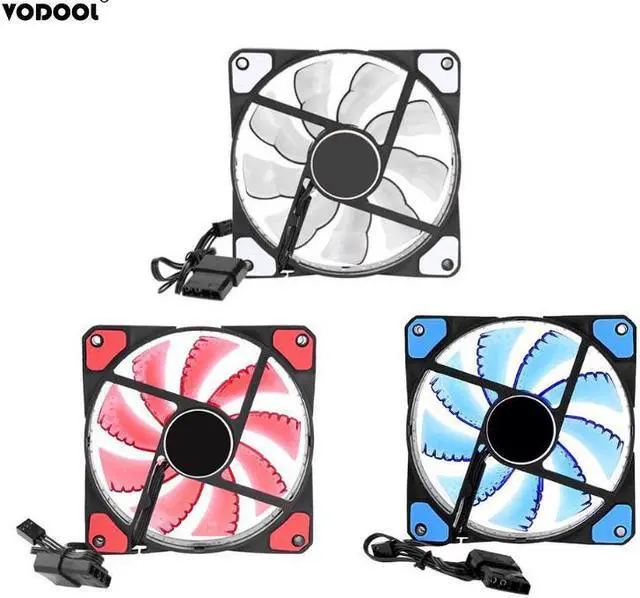 Main image of 120x120x25mm LED Lights PC Cooling Cooler Fan 12V Luminous 3Pin/4Pin Computer Case Heatsink Radiator Cooling Systems Fans
