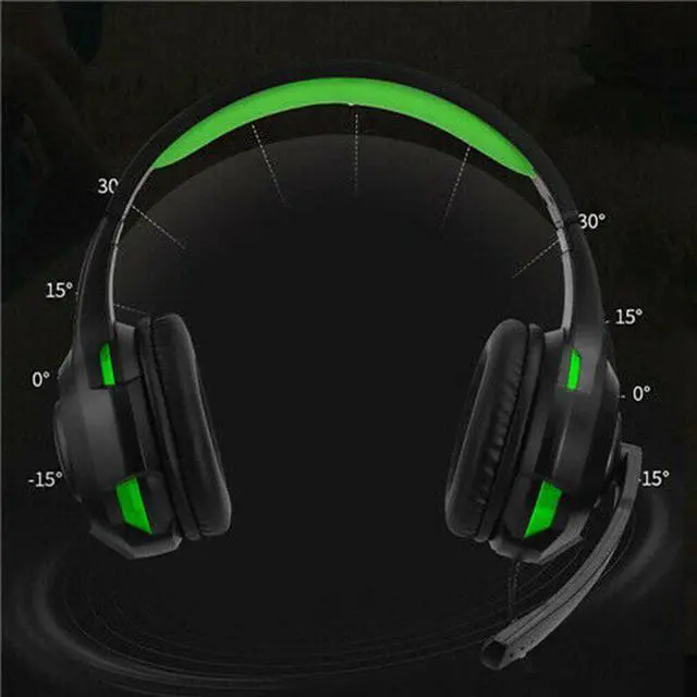 Alt view image 2 of 5 - Professional Studio Pro DJ Headphones With Microphone Over Ear HiFi Monitor Music Surround Headset Earphone For Phone PC