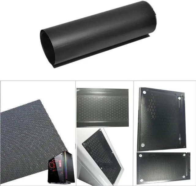 Alt view image 2 of 5 - Mesh 30CM DIY PVC PC Case Fan Cooler Dust Filter -Network Net Case Dustproof Cover Chassis Dust Cover 1M