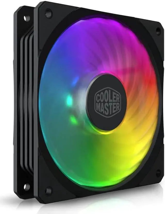 Alt view image 2 of 5 - SF120R ARGB 120mm Square Framed Addressable RGB LED Fan Computer Case Cooling fan For CPU Liquid and Air Cooler