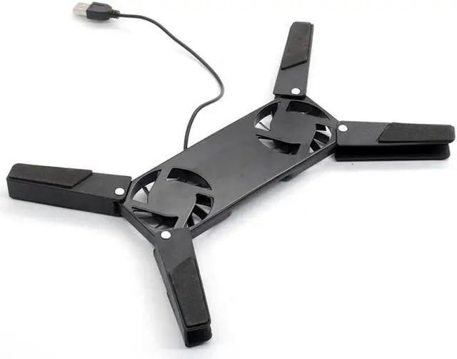 Main image of Foldable USB Fan Cooling Pad 2 Fans Cooler Notebook Tablet Computer Stand For 7"-15" PC Laptop Computer Peripherals