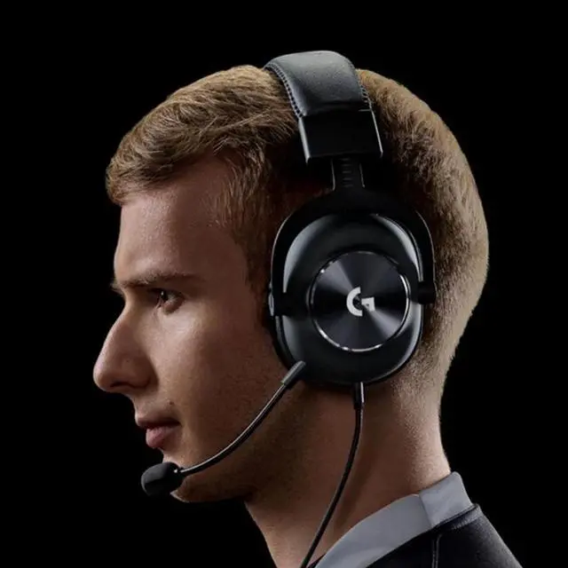 Alt view image 3 of 5 - G Pro X Gaming Headset USB Wired Blue VOICE 7.1 Channel Surround Sound Professional gaming headphone with Microphone