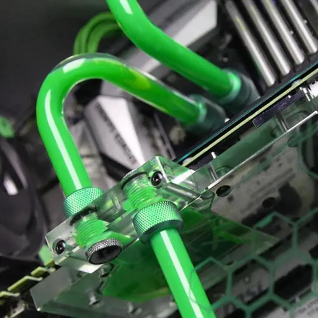 Alt view image 2 of 5 - Thread Rigid Tube 14mm Hard Tube Extender Fitting PC Computer Water Cooling Accessories