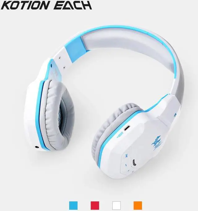 Alt view image 3 of 5 - Gaming Headphones Bluetooth 4.1 Wireless Stereo Headset Earphones with Microphone for Gamer Phones PC Laptop Music Player