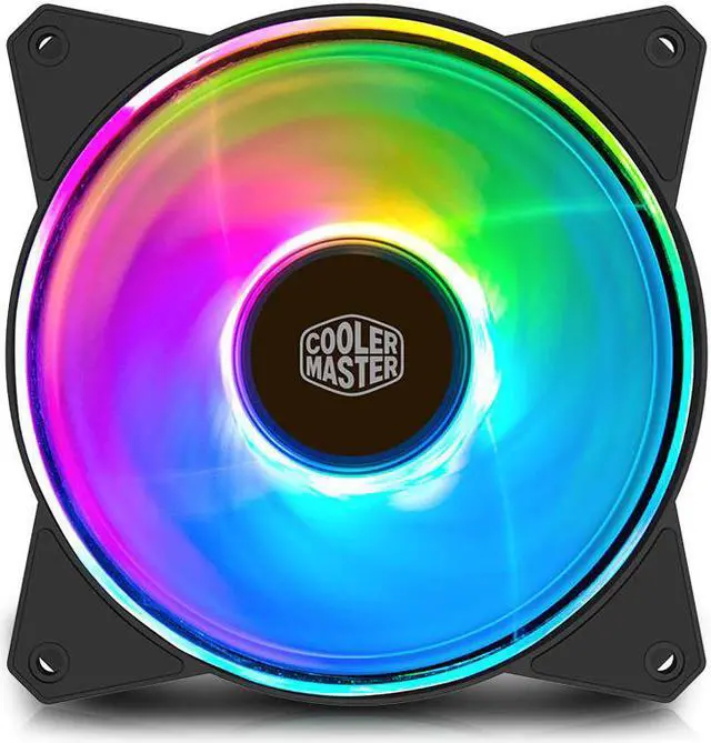 Alt view image 3 of 5 - MF120 ARGB 3in1 12cm RGB Computer Case Fan 120mm CPU Cooler Radiator Water Cooling Replaces Fans With Controller