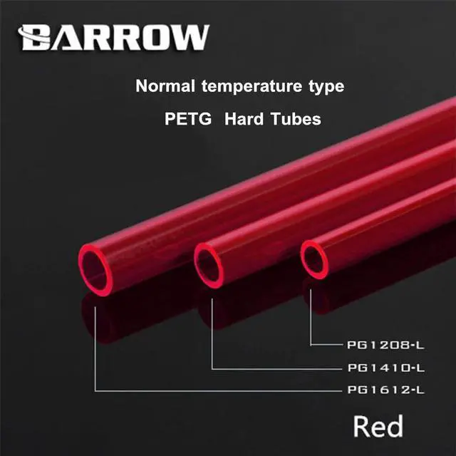 Alt view image 5 of 5 - PETG  Hard TubeTransparent/ Blue /Green/ID8mm/ RedOD12mm - ID10mm/OD14mm -ID12mm/OD16mm   water cooling cooler tube