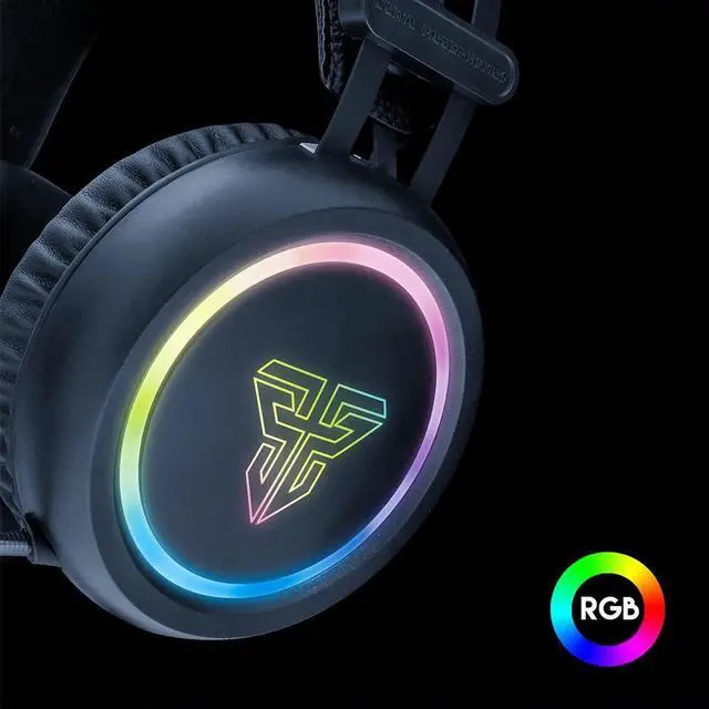 Alt view image 5 of 5 - HG15 Professional E-sports Headphones 7.1-channel RGB Gaming Headset Noise Reduction with Microphone Earphones