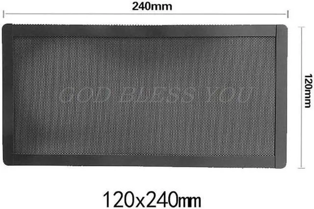Alt view image 5 of 5 - 12*24CM Magnetic Dust Filter Dustproof PVC Mesh Net Cover Guard for Home Chassis PC Computer Case Cooling Fan Accessories
