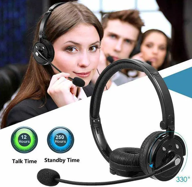 Alt view image 3 of 5 - Control Noise Cancelling PC Gaming Home Office With Mic Wireless Stereo Adjustable Bluetooth Headset Micro USB For PS3