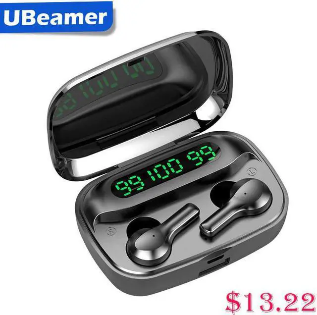 Main image of Bluetooth Earphone Wireless Headphone Sports terproof Earbuds 2000mAh Power Bank Headsets with Microphone For PC/Phone