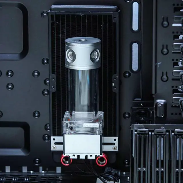 Alt view image 3 of 5 - Computer Cooling Pump Water Liquid Cooling Tank Acrylic Aluminum Remote Controll Water Cooler Tank For PC CPU Cooling System