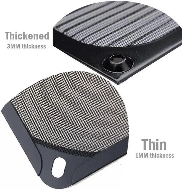 Alt view image 5 of 5 - 5 PCS  140mm Fan Aluminum Dustproof Cover Dust Filter for PC Cooling Chassis Fans Grill Guard 60mm 80mm 90mm 120mm Fan