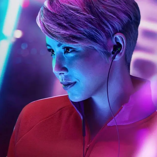 Alt view image 2 of 5 - Duo In-ear wired headphone With Mic Gaming earphone sports music Headsets 3.5mm phone pk   pro v2