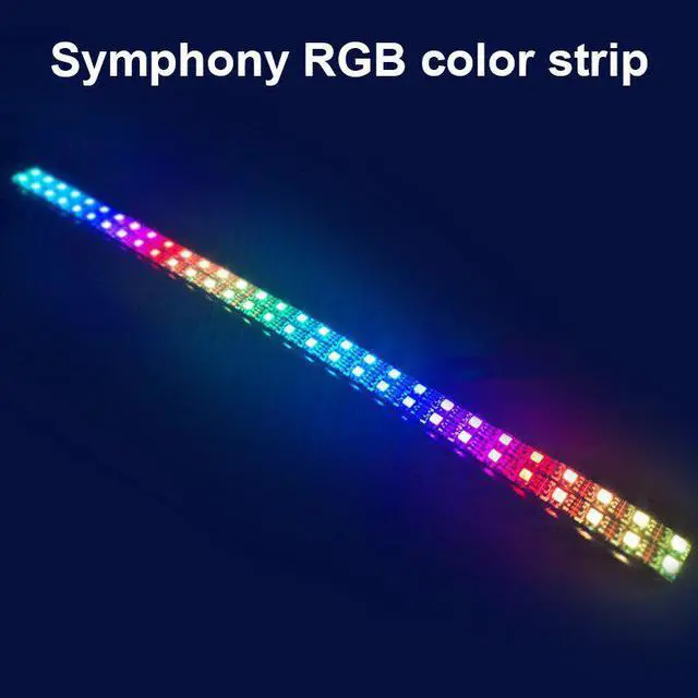 Alt view image 4 of 5 - Cooler Cooling RGB Fans  Case PC Cooling Fan Light Bar Ultra Silent LEDs Case Fan Heatsink Cooler Cooling