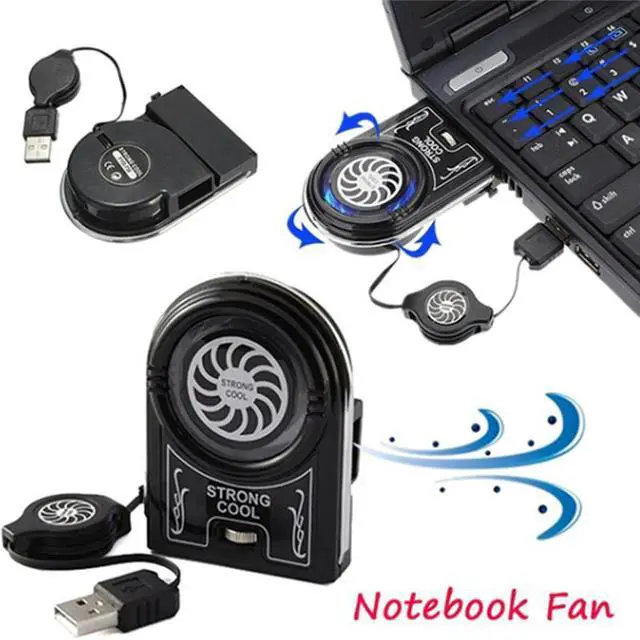 Main image of External Mini Vacuum Strong Cool Air Extract USB Notebook Laptop Cooling Cooler Fan Pad for Notebook Laptop Computer