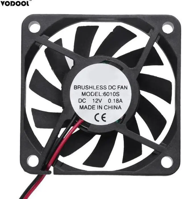 Main image of 11 Blades Waterproof 12V 0.18A DC 58x58x10mm Computer Cooler Fan 2Pin Low Noise Brushless PC Cooling Fan Radiator Fans