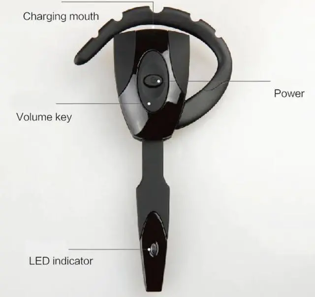 Alt view image 4 of 5 - EX-01 In ear Wireless Stereo Bluetooth Gaming Headset Headphones Earphone Handsfree with Microphone for phone Tablet