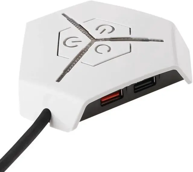 Alt view image 3 of 5 - 1Pcs Dual USB Ports Waterproof Desktop Computer PC Case Power Supply ON/OFF Button Switch Support PCI Connection High Quality