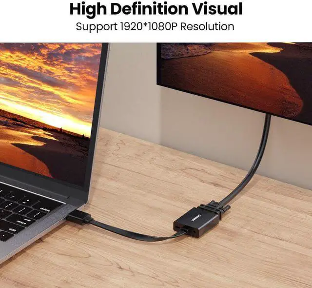 Alt view image 5 of 5 - HDMI to VGA Adapter for PS4 Male To Famale Converter 1080P VGA to HDMI Adapter With 3.5 Jack for TV Box PC VGA  to HDMI