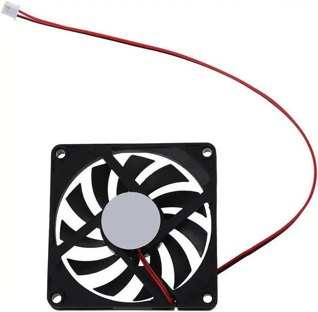 Alt view image 5 of 5 - Hot 80mm 2 Pin Connector Cooling Fan for Computer Case CPU Cooler Radiator