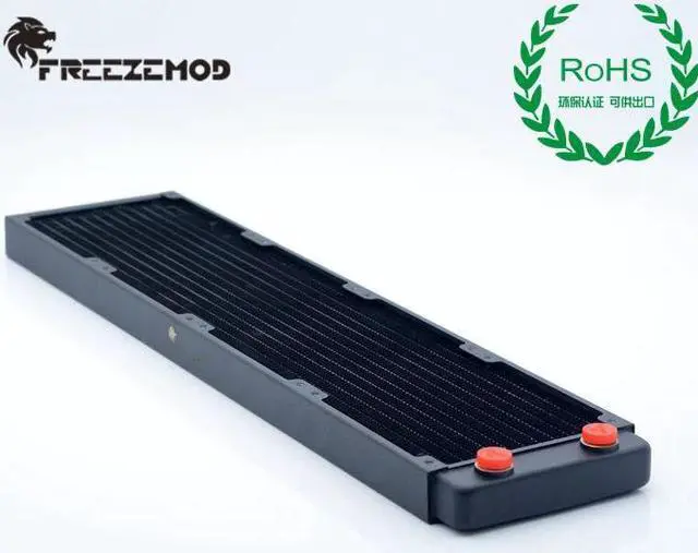 Main image of computer pc water cooler 480mm copper radiator for cpu heak sink 12cm fan G1/4 ROHS certification. TSRP-BP480