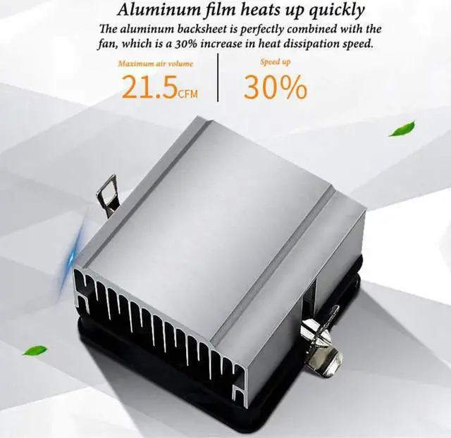 Alt view image 5 of 5 - Cooling Computer Case Fan Silent Oil Bearing PC Radiator Low Noise Computer Case Fan for Intel Socket 370 and Intel c2/c3