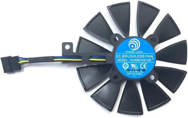 Alt view image 4 of 5 - 87MM PLD09210S12M PLD09210S12HH PC Cooling Fan Replace For ASUS STRIX GTX 1060 GTX1070 1070Ti 1080Ti Gaming video card fan